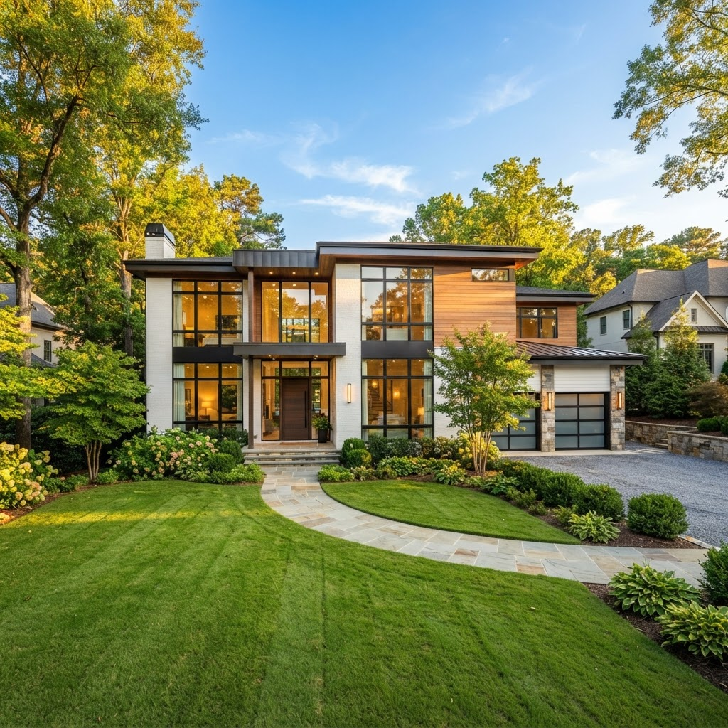 Modern upscale home in the Atlanta metro area